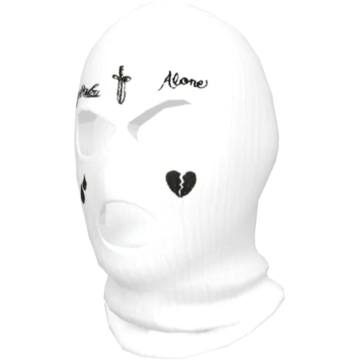 Белая маска Gang Collection