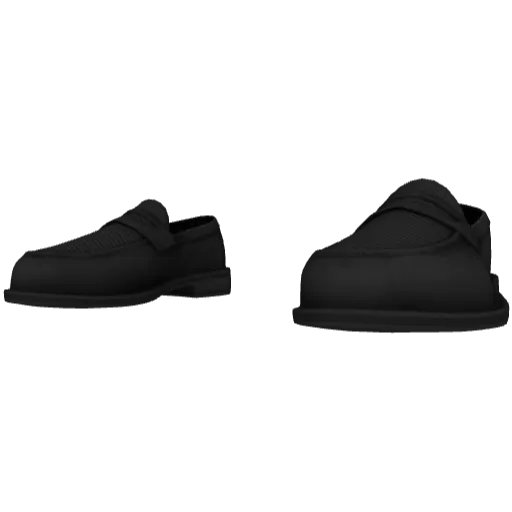 Черные лоферы