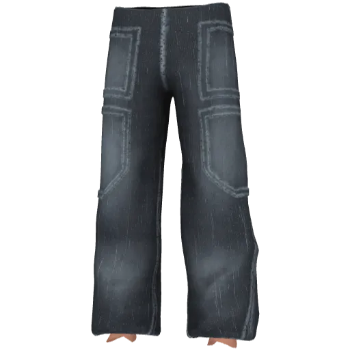 Штаны с карманами сбоку - Вариант 2