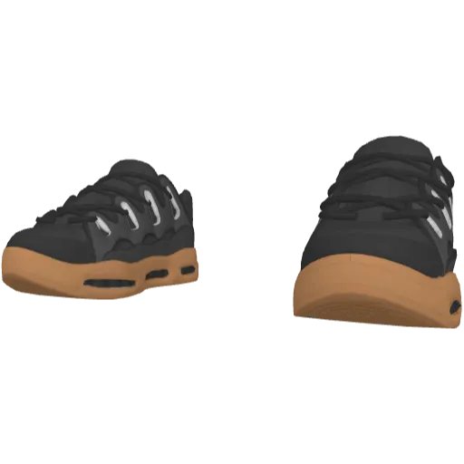 Черно-бежевые дутые кеды D3 (Luminoforo)