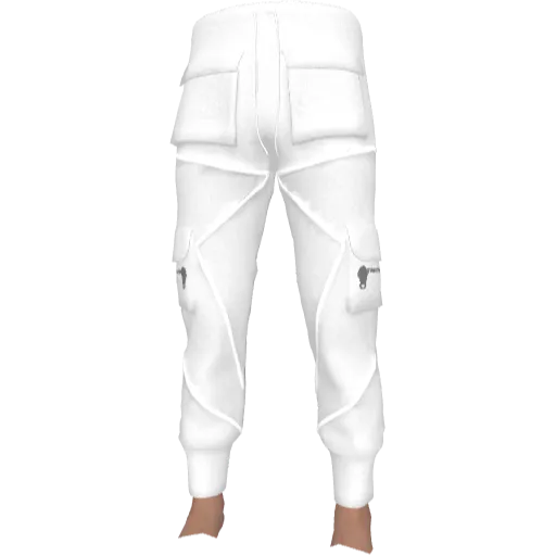 Белые штаны с полосами (Luminoforo)