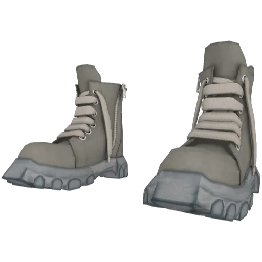 Серые ботинки Rick Onens