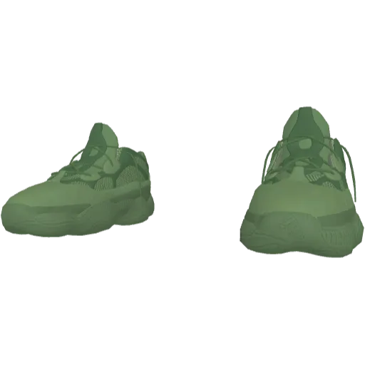 Зеленые кроссовки Abibas 900 (Luminoforo)