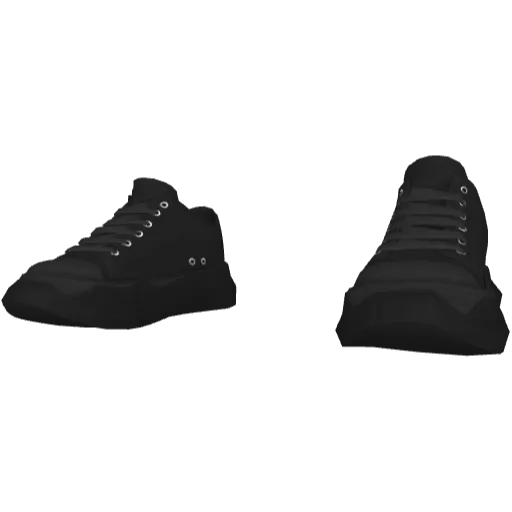 Черные кеды Rick Onens Abstract