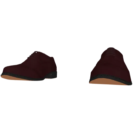 Темно-бордовые строгие туфли