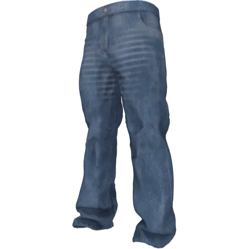 Синие стильные джинсы