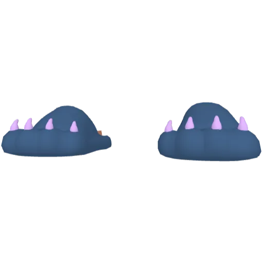 Синие тапочки в виде лап