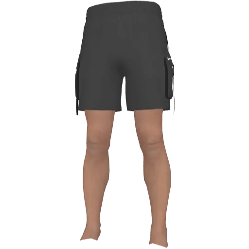 Черные шорты с ремнем Nice