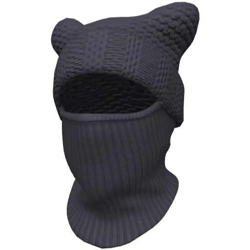 Серая маска с ушами