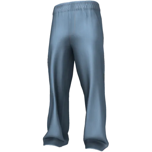 Голубые свободные спортивки