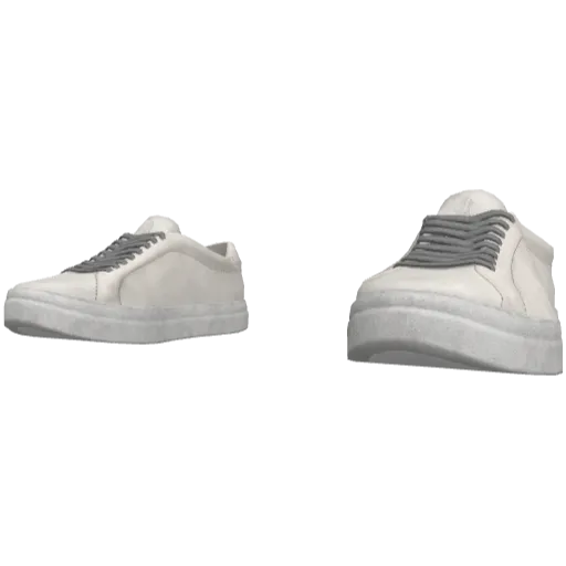 Белые классические кеды