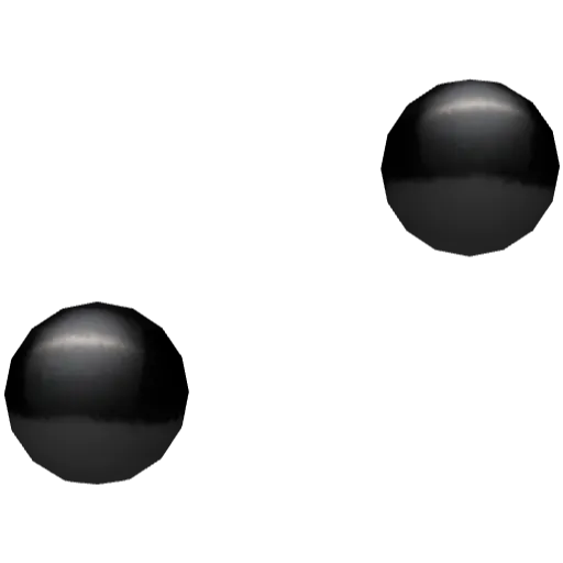 Пирсинг на щеку черный