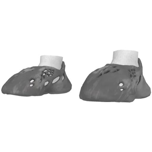 Серые кроссовки Abibas Yeez Foam