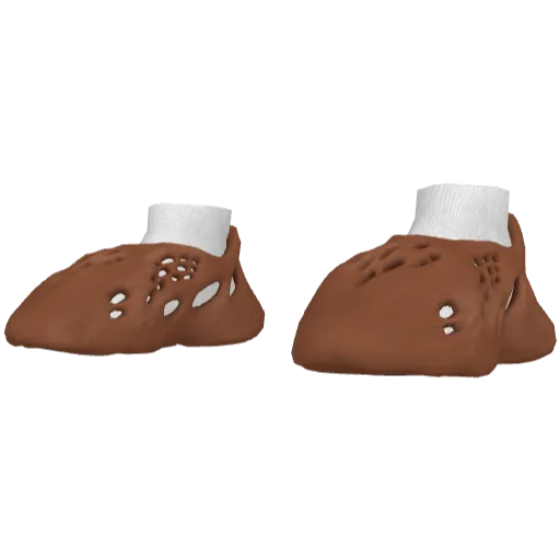 Оранжевые кроссовки Abibas Yeez Foam