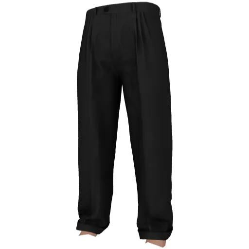 Чёрные строгие штаны