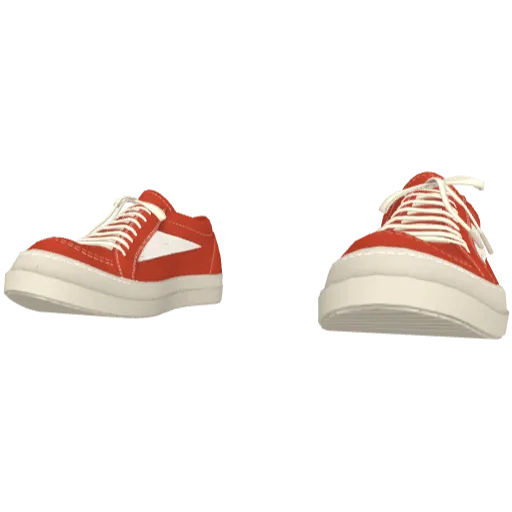 Красные кеды Rick Onens Low