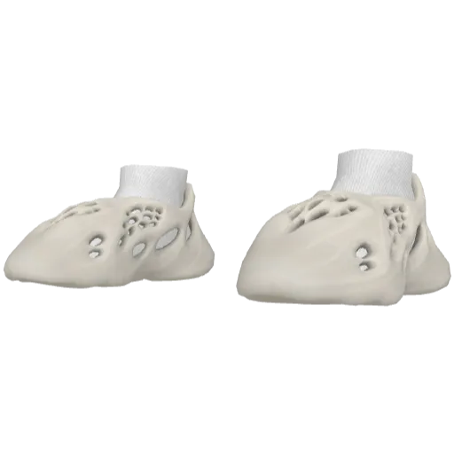 Белые кроссовки Abibas Yeez Foam