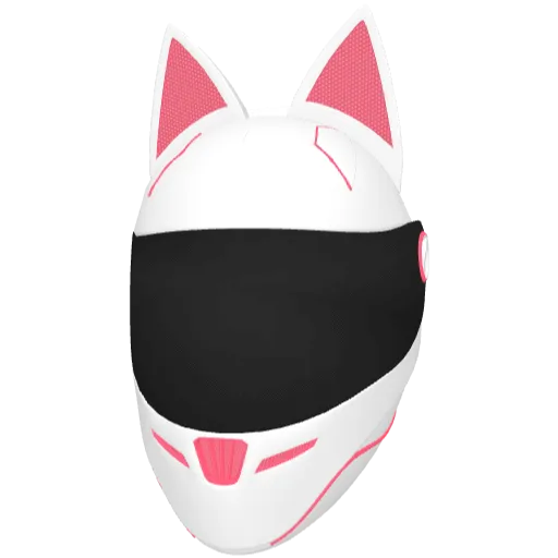 Белый с розовым шлем (Luminoforo)