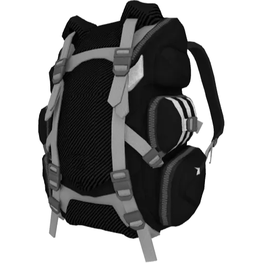 Белый тактический рюкзак - Черный