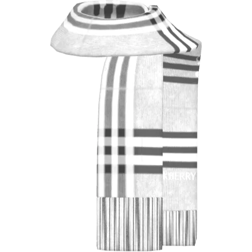 Белый шарф Blackberry