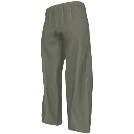 Зелёные трикотажные брюки