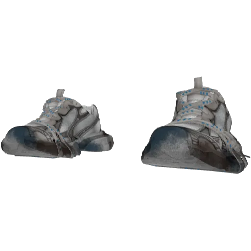 Серо-белые кроссовки Balemciaga (Luminoforo)