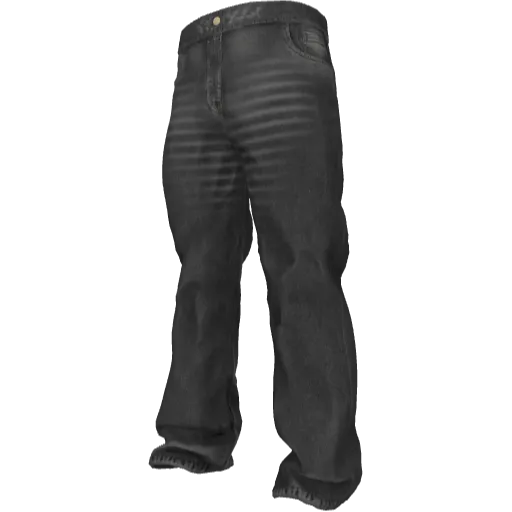 Черные стильные джинсы