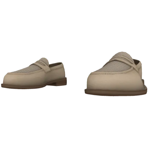 Бежевые лоферы