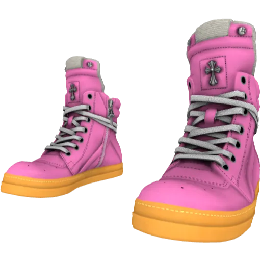 Розовые с коричневым Rick Onens Geobasket