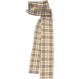 Бежевый длинный шарф