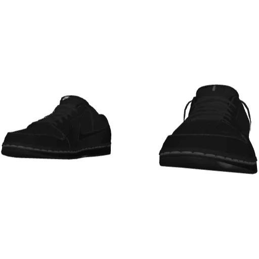 Черные кроссовки Nice Reverse Swoosh (Luminoforo)