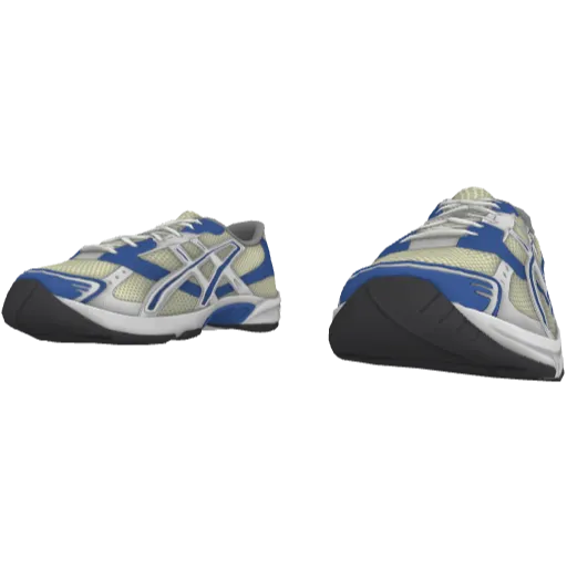 Синие кроссовки Asic