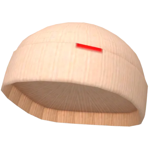 Бежевое бини