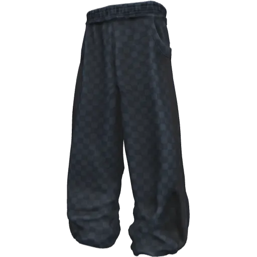 Синие с паттерном спортивные штаны