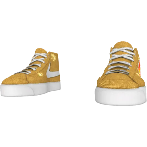 Желтые кеды Nice Blazer (Luminoforo)