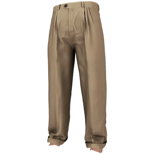 Бежевые строгие штаны