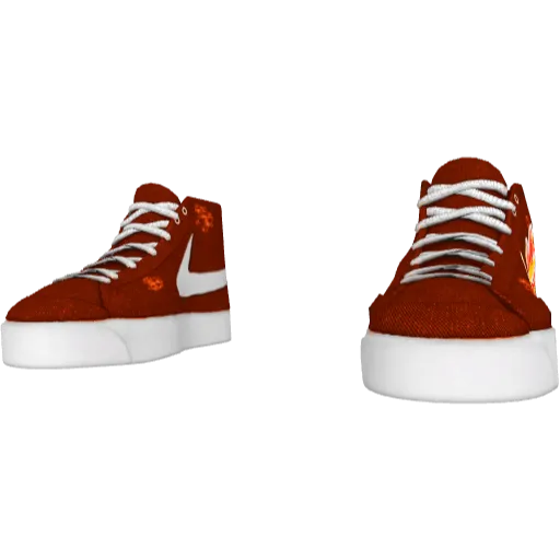 Коричневые кеды Nice Blazer (Luminoforo)