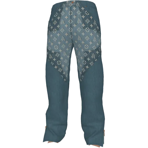 Голубые штаны LA