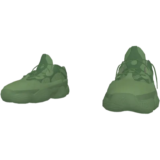 Зеленые кроссовки Abibas 900