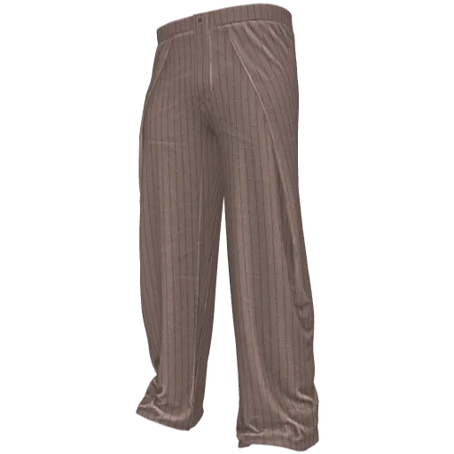 Бежевые атласные штаны