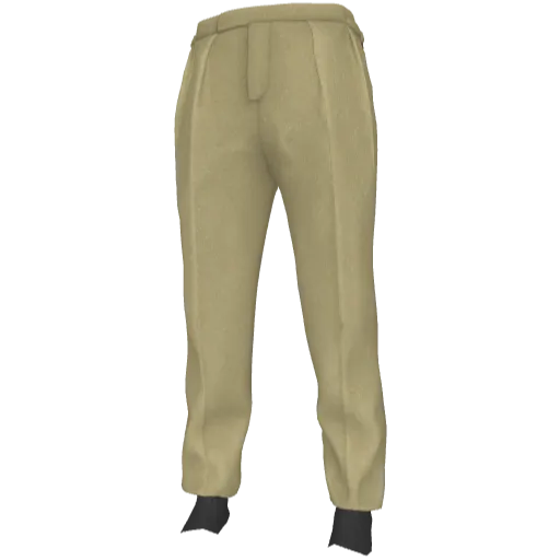 Желтые строгие штаны