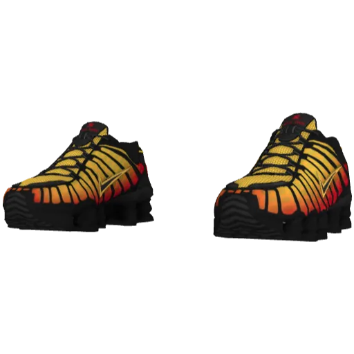 Оранжевые кроссовки Nice Shoks