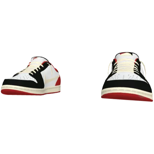 Бело-красные кроссовки Nice Reverse Swoosh (Luminoforo)