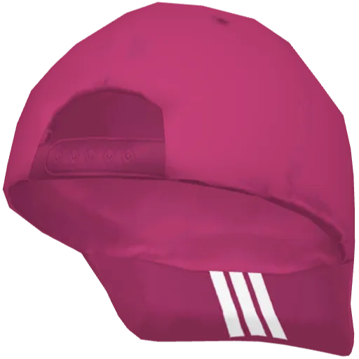 Розовая кепка Adibas (назад)