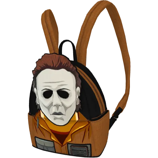Оранжевый с черным рюкзак Michael Myers (Luminoforo)
