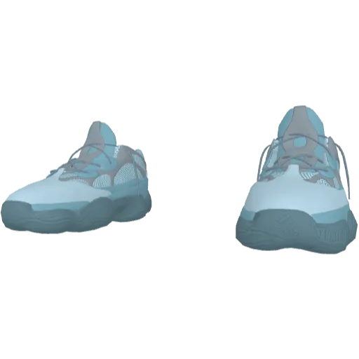 Голубые кроссовки Abibas 900