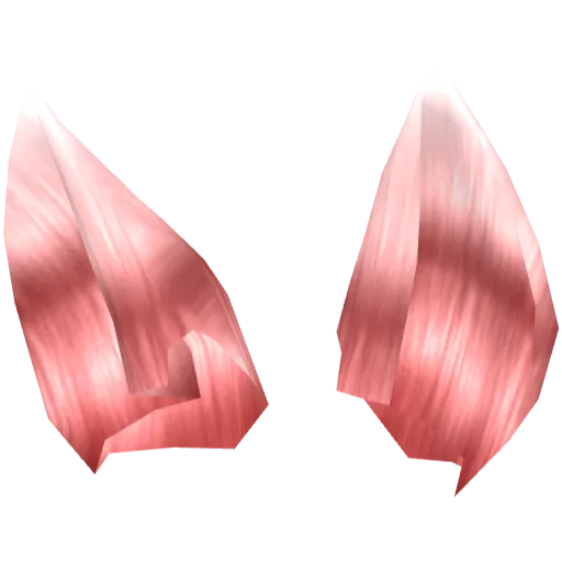 Светло-розовые ушки кота