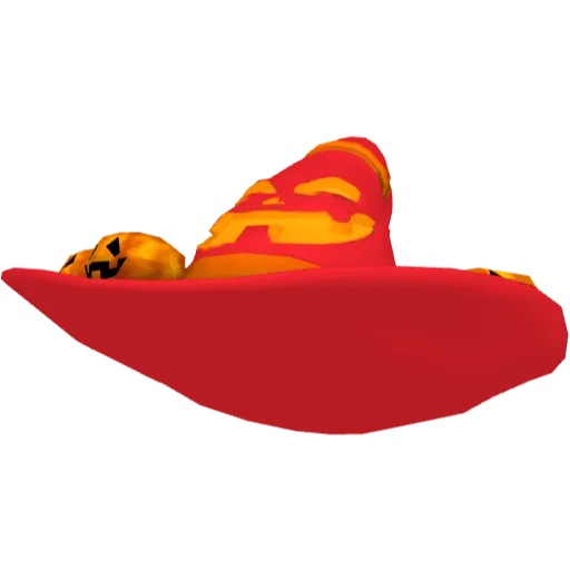 Светло-красная шляпа ведьмы