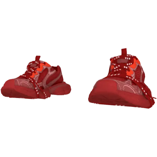 Красные кроссовки Balemciaga (Luminoforo)