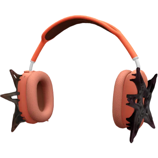 Розовые наушники Appia Pro Max со звездой